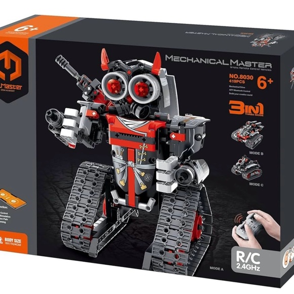 New sealed box. Mechanical Masters Stem Car/Robot building set. 419 pieces - Picture 1 of 10